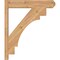 Ekena Millwork Merced Smooth Craftsman Outlooker, Western Red Cedar, 5 1/2"W x 24"D x 28"H OUT06X24X28MRC04SWR - alternate 4